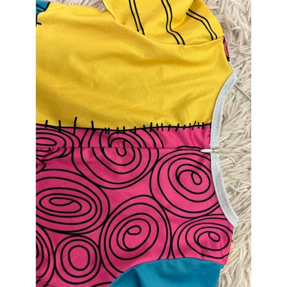 Sally Nightmare before Christmas Costume Size 130 (Girls 6/7) Zip Back Built in - Picture 9 of 9